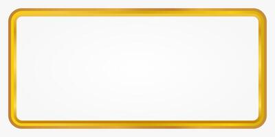 Gray background with Gold line frame. Design for banner, poster, social media, web. vector