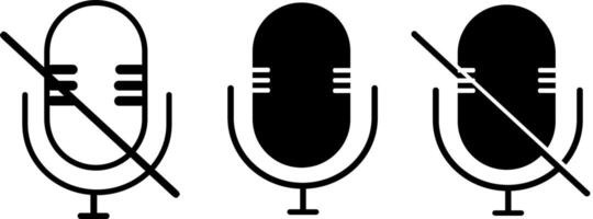Voice icon, Record. Microphone - recording Studio Symbol. Retro microphone icon .Mic icon. Retro microphone vector