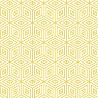 Stylish Gold Polygon Pattern Seamless Design for Textile, Wrapping Paper, Stationery, and Wallpaper. vector
