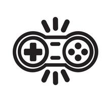 Game controller icon, game controller line art icon vector