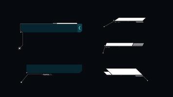 Futuristic technology design element vector