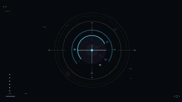 Cyber futuristic technology design element vector