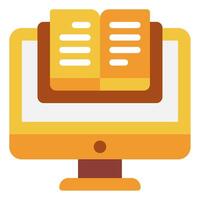 Digital Learning Interface for Accessible Education vector