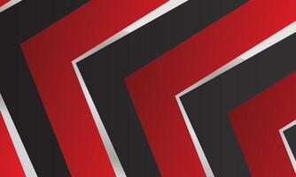 Abstract red arrows stripe black background vector