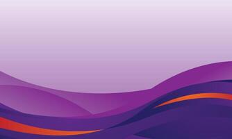Abstract purple gradient wave background image vector
