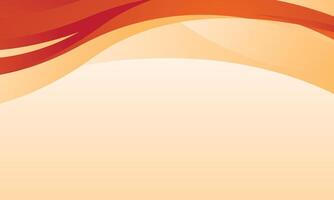 Orange yellow gradient wave background image vector