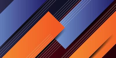 Abstract background in the form of bright paper cutouts with blue and orange rectangular patterns with a combination of soft gradient colors on the background. Eps10 vector
