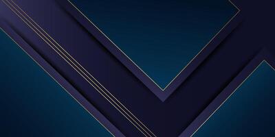 Abstract geometric dark blue square themed overlapping background for graphic design. vector