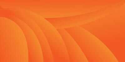 Abstract minimal dynamic orange curve background. Overlapping wave shape pattern. Eps10 vector