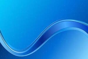 Fluid Blue Wavy Background. Business Elegant Wave Design for Branding, Web Banners , Magazines, Presentations. vector