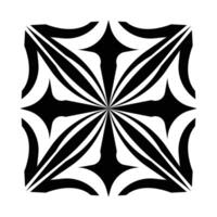 a black and white design with a star pattern vector
