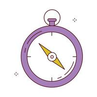 Navigator Compass for Travel Icon Design vector