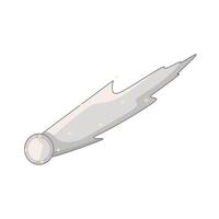 illustration of comet vector