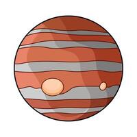 illustration of jupiter vector