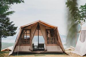 Toli Bay, a camping location in Phang Nga Province Tourist attractions with views of Koh Samet Nangshe photo