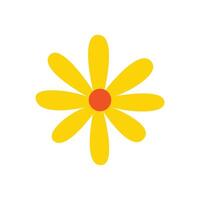 Flower flat icon isolated on white background for your web and mobile app design vector