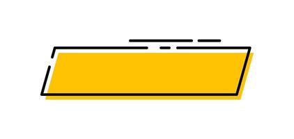 Futuristic lower third interface illustration. overlay element vector