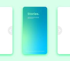 Colorful gradient vertical background. Fluid banner template illustration. Abstract background vector