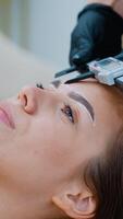 Eyebrow Measurement for Symmetry Before Permanent Makeup video
