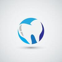 dental cuidado y odontología logo resumen diseño vector