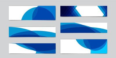 Divider Header for App, Banners or Posters. Set of Template Dividers Shapes for Website. Curve Lines, Drops, Wave Collection of Design Element for Top, Bottom Page Web Site. vector