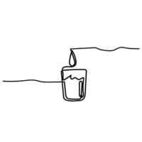 a drawing of a glass with a liquid in it vector