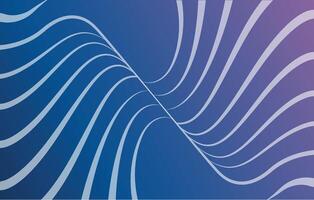 Abstract Blue and Purple Wavy Lines Background Design. Modern Fluid Gradient with Curved White Lines on Blue and Purple Tones Minimalist, Abstract Motion Wave Pattern with Flowing Lines vector