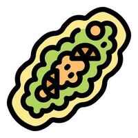 Mitochondria powerhouse generating energy inside cell with double membrane and cristae vector