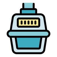 Retro style mechanical parking meter illustration vector