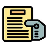 Robotic arm pointing at digital document, exploring automation in data analysis vector