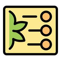 Eco friendly checklist promoting sustainable practices and environmental awareness vector