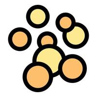 Effervescent golden bubbles floating and glimmering, a symbol of celebration and joy vector