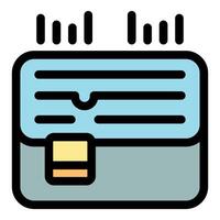 Sim card showing signal strength bars and data transferring vector