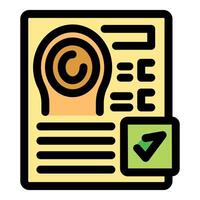 Completing kyc, filling personal information and verifying identity document on a form vector