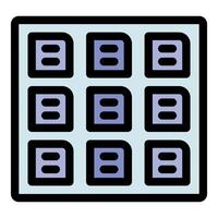 Ice cube tray making perfect cubes for refreshing drinks and cocktails vector