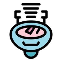 Smart home device emitting wifi signal simplifying modern living vector