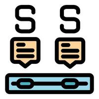 Secure connection, establishing ssl certificate for safe browsing vector