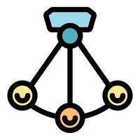 Decentralized network connecting multiple nodes securely and efficiently vector