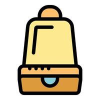 Modern air humidifier maintaining optimal humidity levels vector