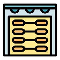 Modern conveyor belt transporting goods in a factory vector