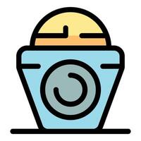 Futuristic camera capturing moments with advanced technology vector