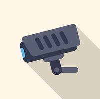 Security camera providing surveillance and ensuring safety with modern technology vector