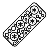 Sushi rolls with cucumber and sesame seeds arranged on rectangular plate, minimalist japanese cuisine illustration vector