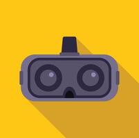 Virtual reality headset representing immersive technology and gaming experience vector