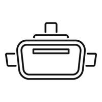 Virtual reality headset providing immersive experience connecting to metaverse vector