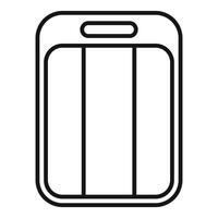 Metro turnstile gate accessing public transport system icon vector