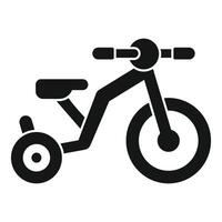 Kids tricycle balancing on three wheels for toddlers first rides vector