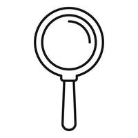 Magnifying glass exploring and searching icon illustration vector