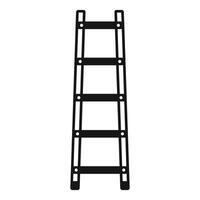 Step ladder standing tall, achieving new heights with safety and stability vector