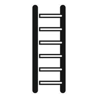 Portable step ladder leading to success and growth vector